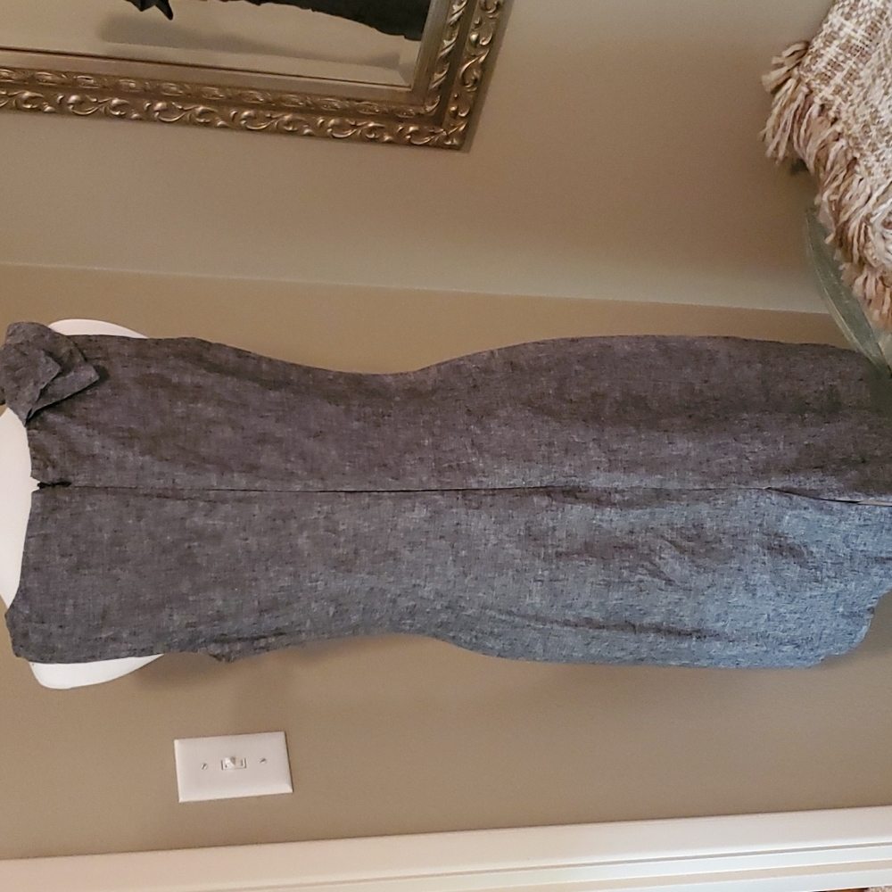 Allen Schwartz sleeveless linen dress - Picture 2 of 3